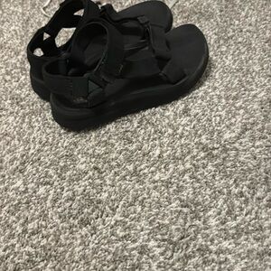 Black womens platform tevas size 6